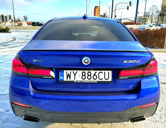 BMW Seria 5 cena 346245 przebieg: 38000, rok produkcji 2022 z Toruń małe 562